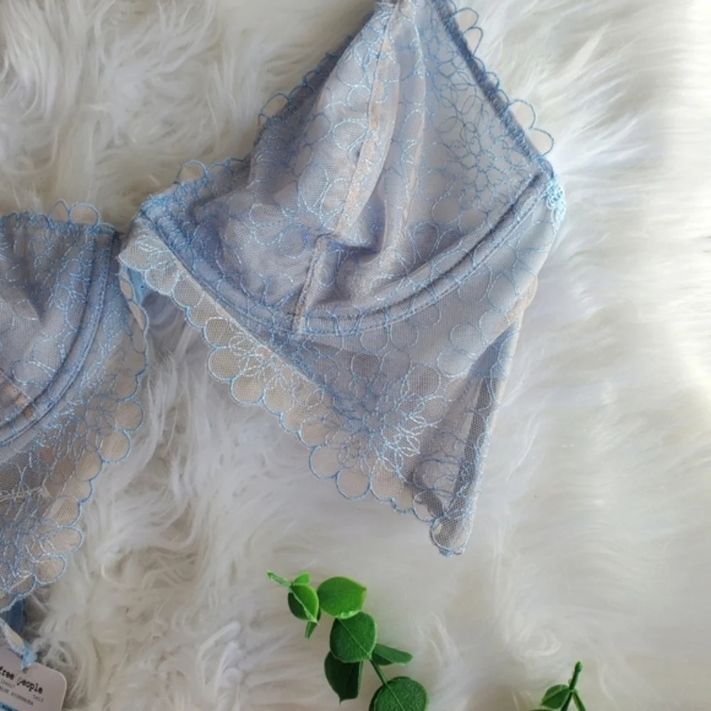 NWT Free People 'Lucia' Underwire Lace Bra 34C